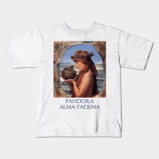 Pandora by Sir Lawrence Alma-Tadema Kids T-Shirt
